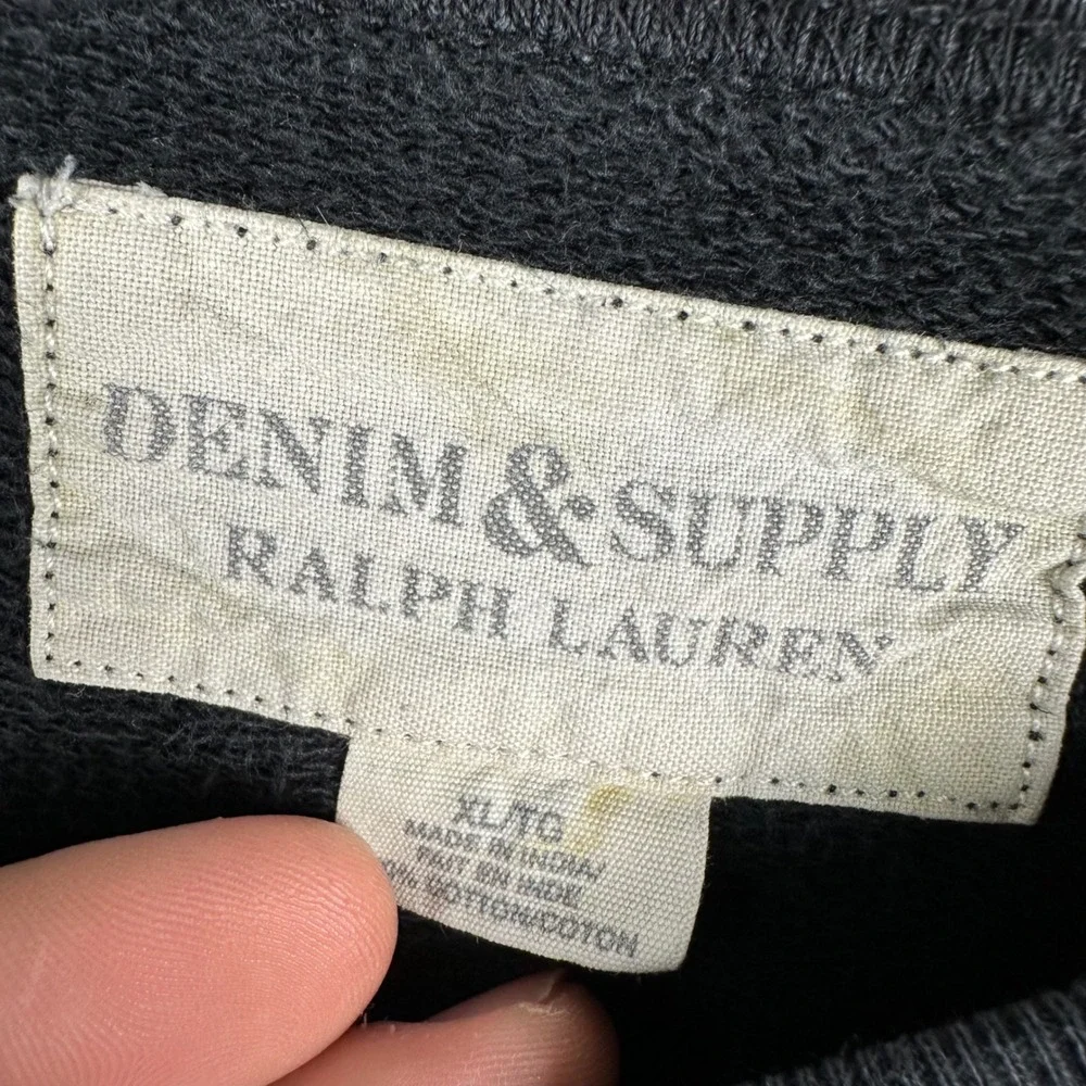 Denim & Supply Ralph Lauren Graphic Sweatshirt USA Flag Eagle Mens Size XL - Picture 4 of 6